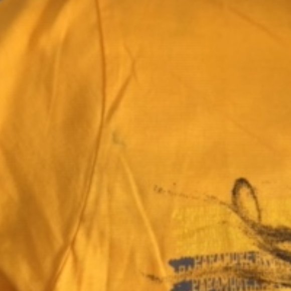 NWOT American Apparel Yellow PARAMORE T-Shirt - Picture 4 of 4